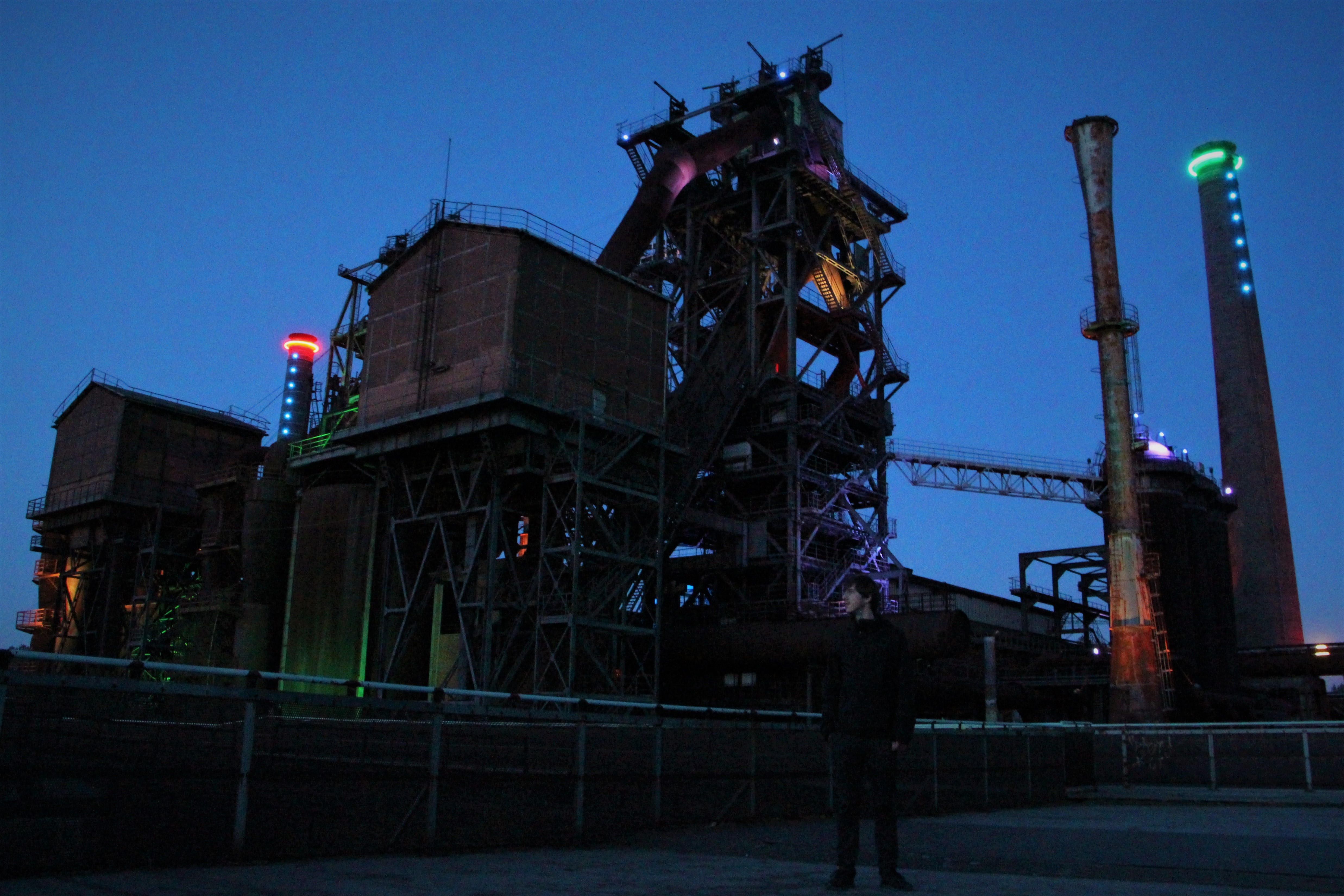 View of the factory from a distance